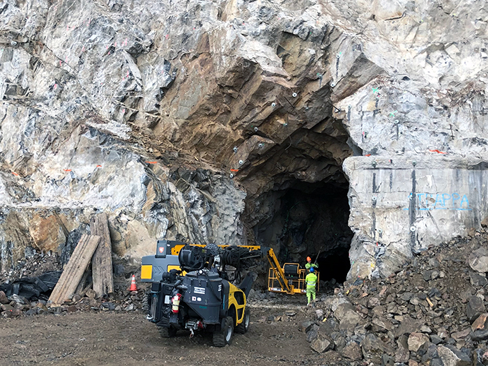 Bergförstärkning av tunnel