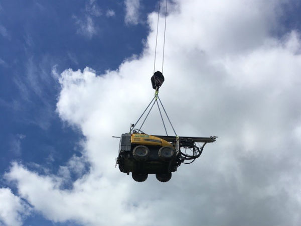Borrvagn i luften